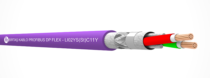 PROFIBUS DP FLEX L2/F.I.P – PUR  LI02YS(St)C11Y